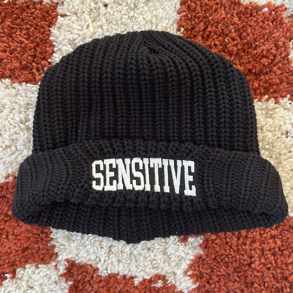 Black Knit Beanie - Good Light skincare limited edition